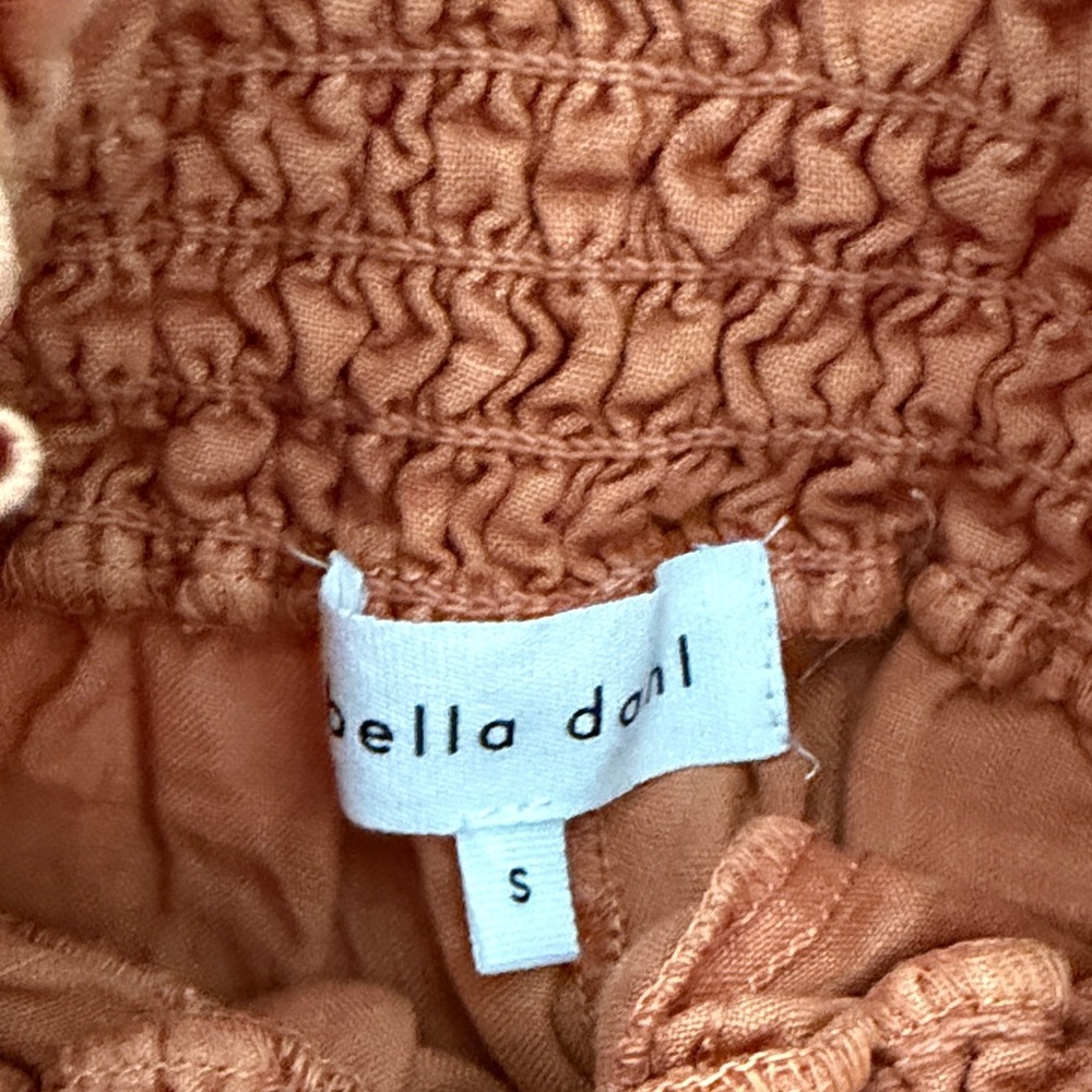 Bella Dahl Women's Smocked Waist Pants in Rust - Picture 3 of 4